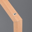 Immagine di Lampada Led Skip Da Scrivania Senza Fili Legno Chiaro Dimmerabile Trio