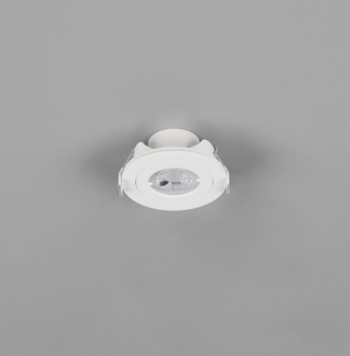 Immagine di Faretto Led Incasso Da Bagno IP65 Dimmerabile Lamont Bianco 82 mm Trio