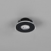 Immagine di Faretto Rotondo Nero Incasso Per Doccia Led Dimmerabile Lamont 82 mm Trio