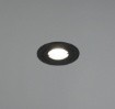 Immagine di Faretto Rotondo Nero Incasso Per Doccia Led Dimmerabile Lamont 82 mm Trio