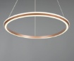 Immagine di Lampadario Cerchio Moka 75cm Led 48w CCT Dimmerabile Amador Trio