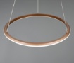 Immagine di Lampadario Cerchio Moka 75cm Led 48w CCT Dimmerabile Amador Trio
