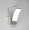 Immagine di Applique Led Per Esterni Antracite IP44 Beja Trio Lighting