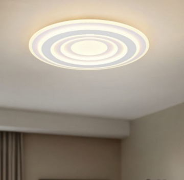 Immagine di Plafoniera Rotonda Smart Led CCT 50W Dimmerabile Con Telecomando Costa Trio