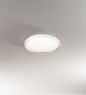 Immagine di Plafoniera Halo Bianco Oro 49 cm Led CCT 40w Dimmerabile Perenz