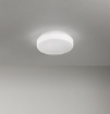 Immagine di Plafoniera Led Vetro Bianco 30 cm 3000K 4000K Pastille Perenz