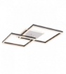 Immagine di Plafoniera Luminosa Due Quadrati Neri Led 80w CCT Sami Smarter
