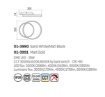 Immagine di Plafoniera Cerchio Nero Led 28w Con Funzione CCT Tara Smarter Lighting