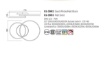 Immagine di Plafoniera Nera Due Anelli Led 70w Con Selettore Luce Tara Smarter Lighting