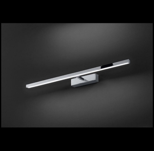 Immagine di Applique Moderna Da Specchio Led CCT 16w Orientabile Riga 77 cm Perenz