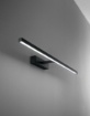 Immagine di Applique Moderna Da Specchio Led CCT 16w Orientabile Riga 77 cm Perenz