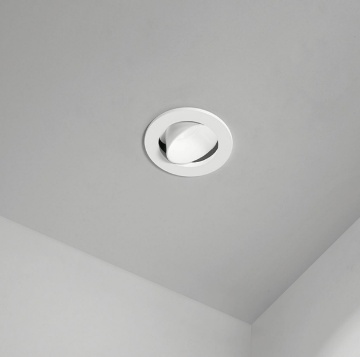 Immagine di Faretto Incasso GU10 Orientabile 90mm Bianco Perenz
