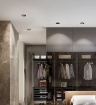 Immagine di Faretto Incasso Tondo Nero Orientabile 90mm GU10 Perenz