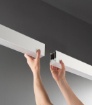 Immagine di Plafoniera Barra Led Modulare Binario 120 cm Led 40w CCT Grid Perenz