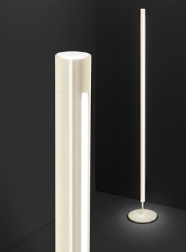 Immagine di Piantana Tubolare Bianca 160 cm Ray Led 3000k Dimmerabile Perenz
