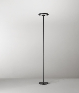 Immagine di Piantana Balance Nera Led 3000k Dimmerabile Luce Sopra Sotto Perenz