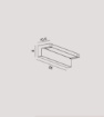 Immagine di Applique Esterni Orientabile Display Grigio IP65 Led CCT 36w Perenz