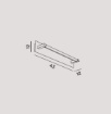 Immagine di Applique Foglia Oro 43 cm Led Luce Orientabile CCT Perenz