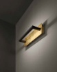 Immagine di Applique Foglia Oro 43 cm Led Luce Orientabile CCT Perenz
