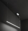 Immagine di Lampadario Link Da Ufficio 151 cm Led 35w Colore e Intensità Luce Regolabili Perenz