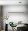 Immagine di Lampadario Link Da Ufficio 151 cm Led 35w Colore e Intensità Luce Regolabili Perenz