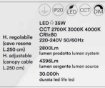 Immagine di Lampadario Link Da Ufficio 151 cm Led 35w Colore e Intensità Luce Regolabili Perenz
