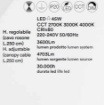 Immagine di Lampadario Link Barra Led 45w CCT 151 cm Biemissione Dimmerabile Link Perenz