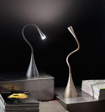 Immagine di Lampada da Scrivania Snodabile Led 4w 3000k Dimmerabile Perenz