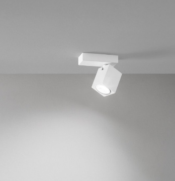 Immagine di Faretto Cubo Orientabile GU10 Da Parete Soffitto Oddy Perenz
