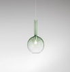 Immagine di Lampada A Sospensione Lollipop Vetro Sfumato Verde 25 cm Perenz