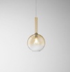 Immagine di Lampadario Sfera Ambra Lollipop 25 cm Perenz
