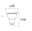 Immagine di Confezione n10 Lampadine Led GU10 9W CCT 3000K 4000K 900Lm Top Light