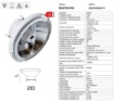 Immagine di Lampada LED AR111 G53 12w 4000k 1000 Lumen 12V Ottica 45° Life