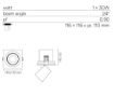 Immagine di Faretto Incasso Bianco Orientabile 350° Led 30w CCT 2700k 3000k 4000k