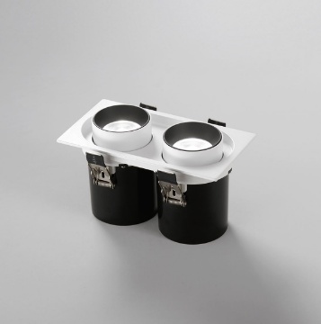 Immagine di Incasso Led Outsider Bianco Faretti Orientabili 2x30w CCT Ottica 24 Intec