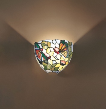 Immagine di Applique Vetro Tiffany Multicolor Sunflower Perenz