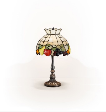 Immagine di Lampada Da Tavolo Vetro Tiffany Decoro Fruit Perenz