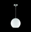 Immagine di Lampadario Sfera Aperta Vetro Bianco Ø30 cm Moon Trio Lighting