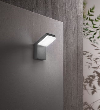 Immagine di Applique Esterno Faro Bianco Led 20w CCT IP65 Piega Perenz