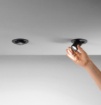 Immagine di Incasso Led Sider Nero Orientabile Rotondo 6w CCT Ottica 38 Intec