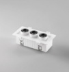 Immagine di Incasso Led Sider 3 Faretti Orientabili 16w CCT Ottica 38 Intec Light