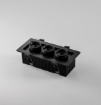 Immagine di Incasso Led Sider Nero Con Faretti Estraibili 16w CCT Ottica 38 Intec Light