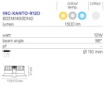 Immagine di Faretto Da Incasso Xanto Rotondo Led 12w CCT Intec Light