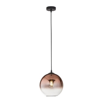 Immagine di Lampadario Piccolo Sfera Vetro Rame Per Penisola Marte 25 cm Fan Europe