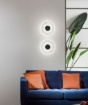 Immagine di Applique Morse Vetro Effetto Alabastro Luce Decorativa Led CCT Fan Europe