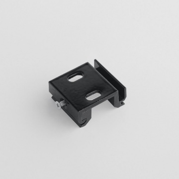 Immagine di Kit 2 Basette Per Binario Guida Trifase Bianco Nero Rail Intec