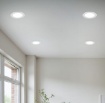Immagine di Faretto Bianco Per Controsoffitto Rotondo 118 mm Kibo Led CCT 4w Trio