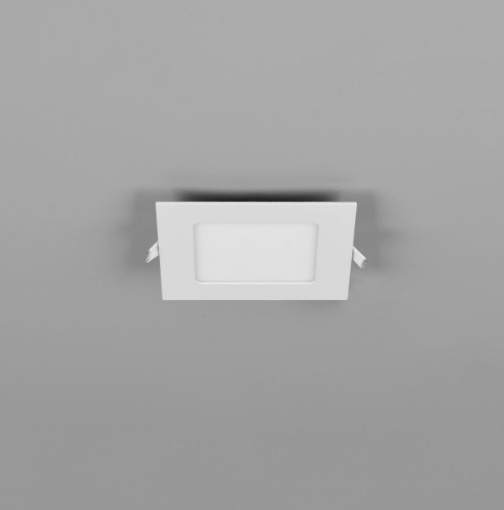 Immagine di Faretto Led Quadrato Per Controsoffitto Bianco 120 mm Kibo 4w CCT Trio