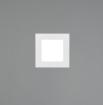 Immagine di Faretto Led Quadrato Per Controsoffitto Bianco 120 mm Kibo 4w CCT Trio