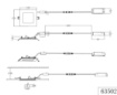 Immagine di Faretto Led Quadrato Per Controsoffitto Bianco 120 mm Kibo 4w CCT Trio